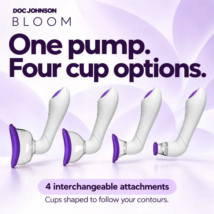 The Classics Bloom Intimate Body Pump vibrerende pomp paars