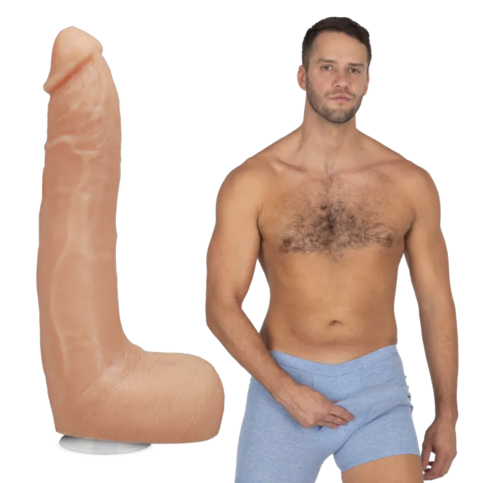 Signature Cocks Dan Damage dildo 10 inch ULTRASKYN zuignap