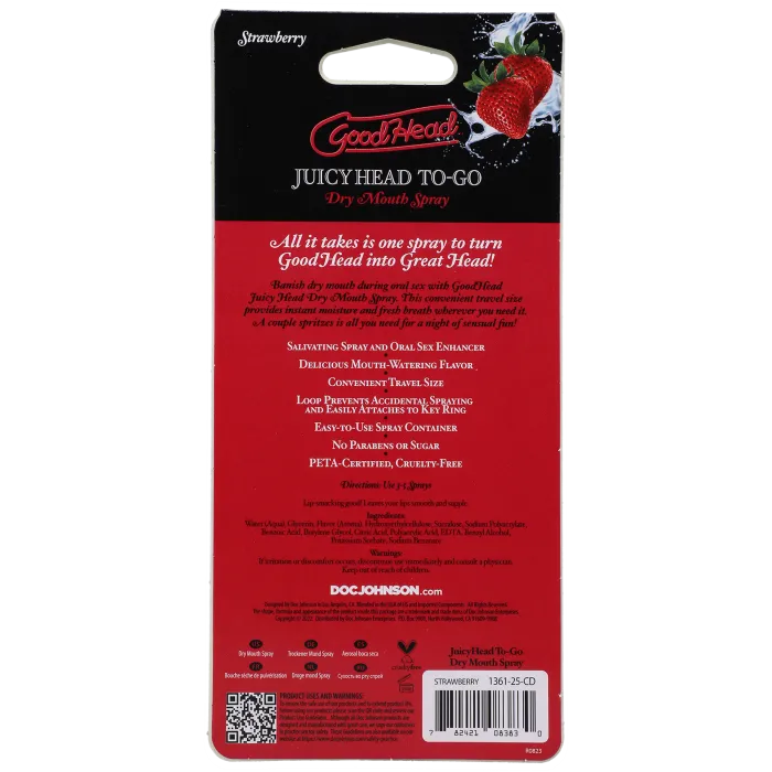 The Classics GoodHead Juicy Head spray aardbei 9ml