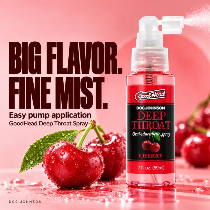GoodHead Deep Throat Spray Cherry keelspray 59ml
