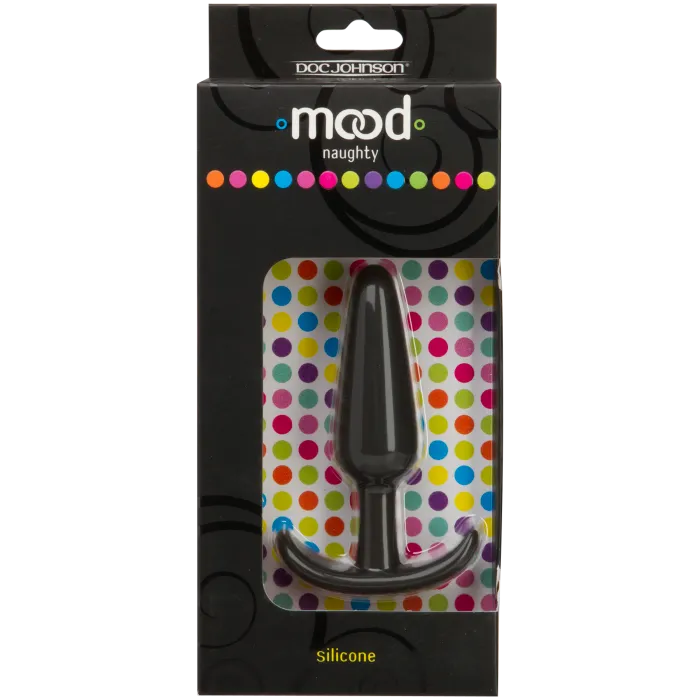 The Classics Mood Naughty 1 buttplug medium zwart silicone