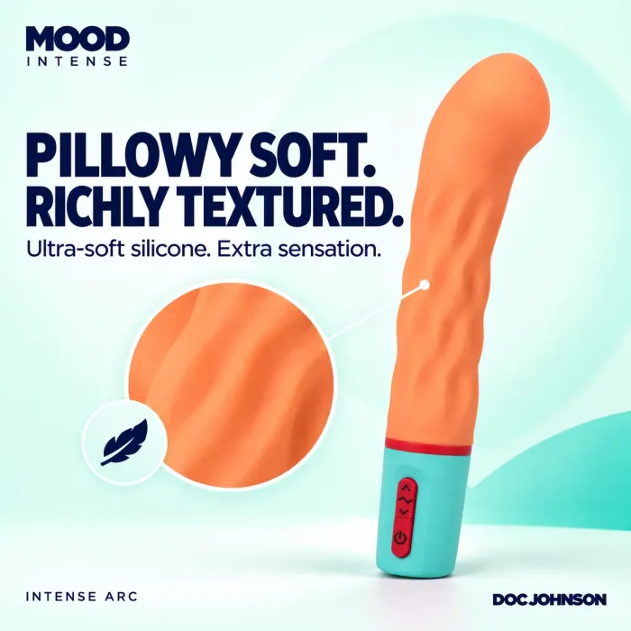 The Classics Mood Intense Arc vibrator Peach 10 standen