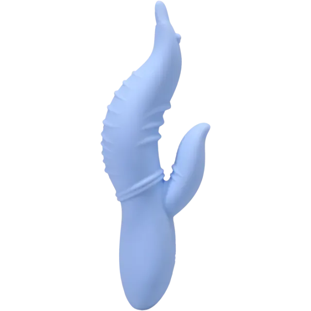 The Classics Into The C Seahorse Siren vibrator blauw siliconen