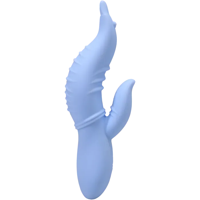 The Classics Into The C Seahorse Siren vibrator blauw siliconen