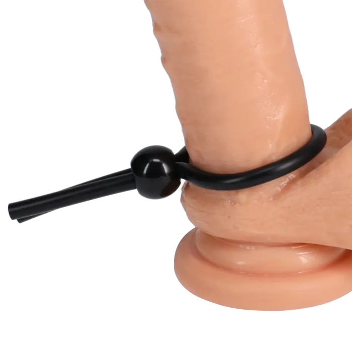 ROCK SOLID Lasso Single Lock Penisring Zwart verstelbaar