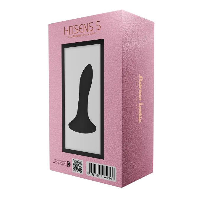 The Classics Adrien Lastic Hitsens 5 dildo siliconen zwart thermo
