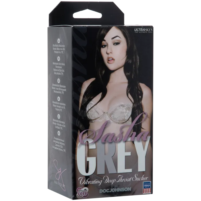 The Classics Sasha Grey Vibrating Deep Throat mondmasturbator