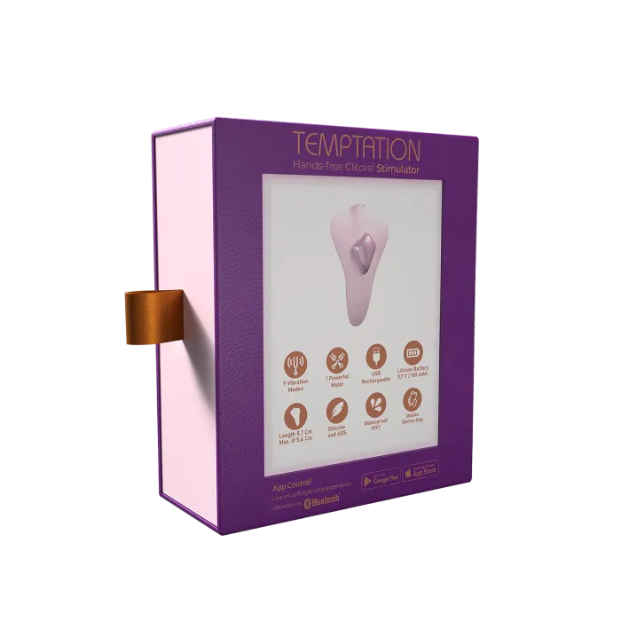 Adrien Lastic Temptation clitorisvibrator roze handsfree