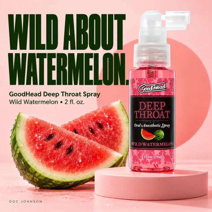 GoodHead Deep Throat Spray watermeloen keelspray 59 ml