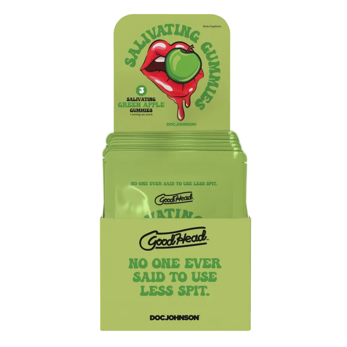 GoodHead Salivating Enhancers Green Apple gummies 1 stuk