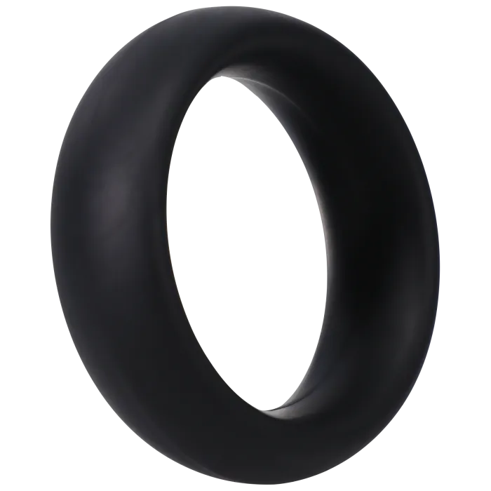 The Classics Rock Solid Silicone Collar cockring small zwart
