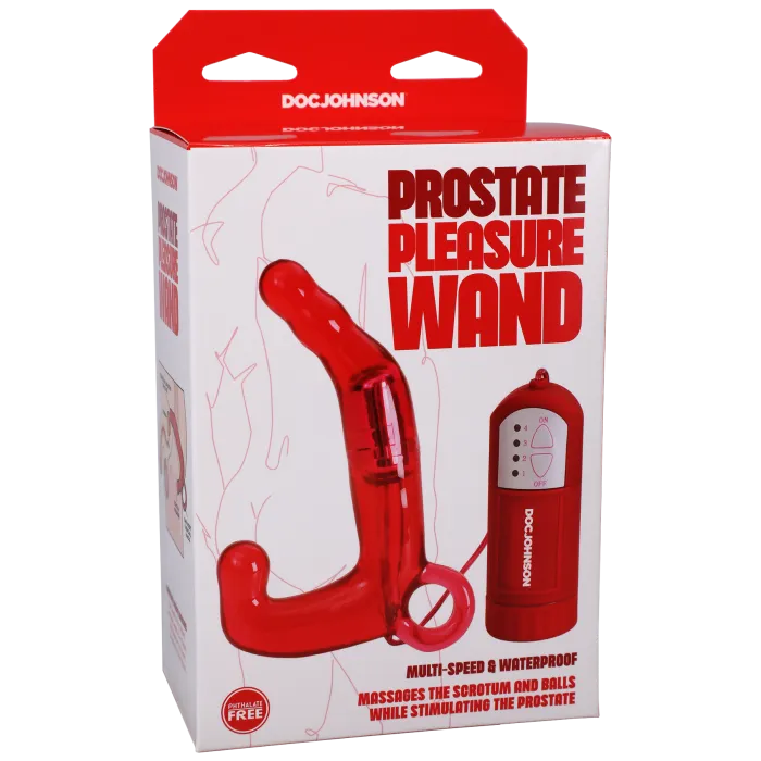 The Classics Prostate Pleasure Wand prostaat vibrator rood