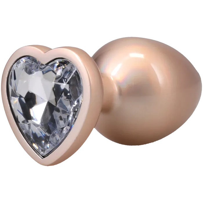 The Classics Booty Bling Large buttplug metaal roze