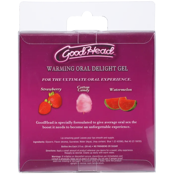 The Classics GoodHead Warming Head orale gel 3-pack verwarmend
