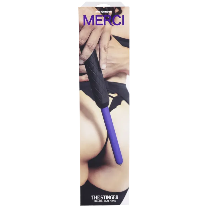Merci The Stinger electroplay wand violet electro stimulatie