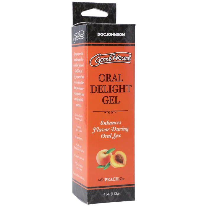 GoodHead Oral Delight glijgel perzik 113g suikervrij