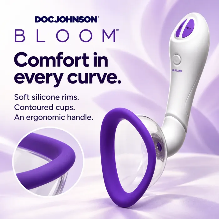The Classics Bloom Intimate Body Pump vibrerende pomp paars