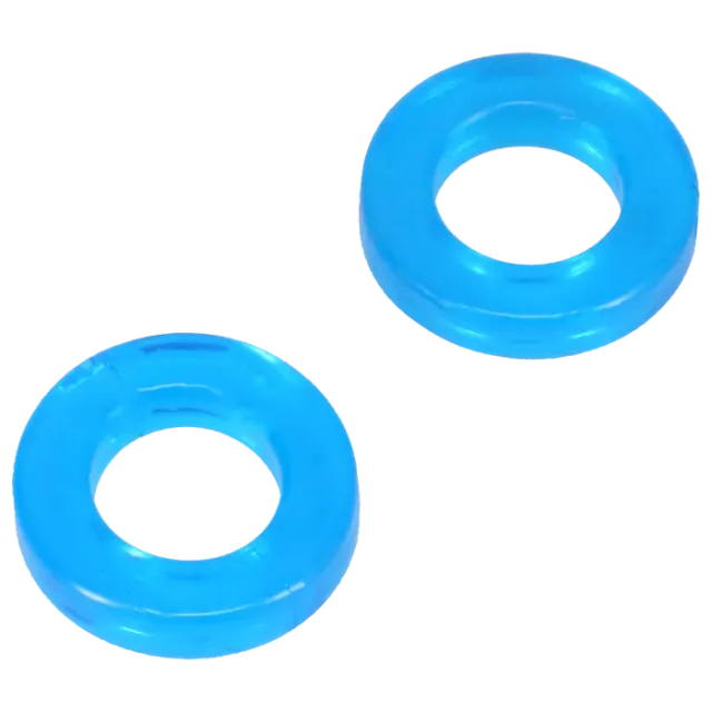 The Classics Rock Solid Double Pack cockringen blauw TPE