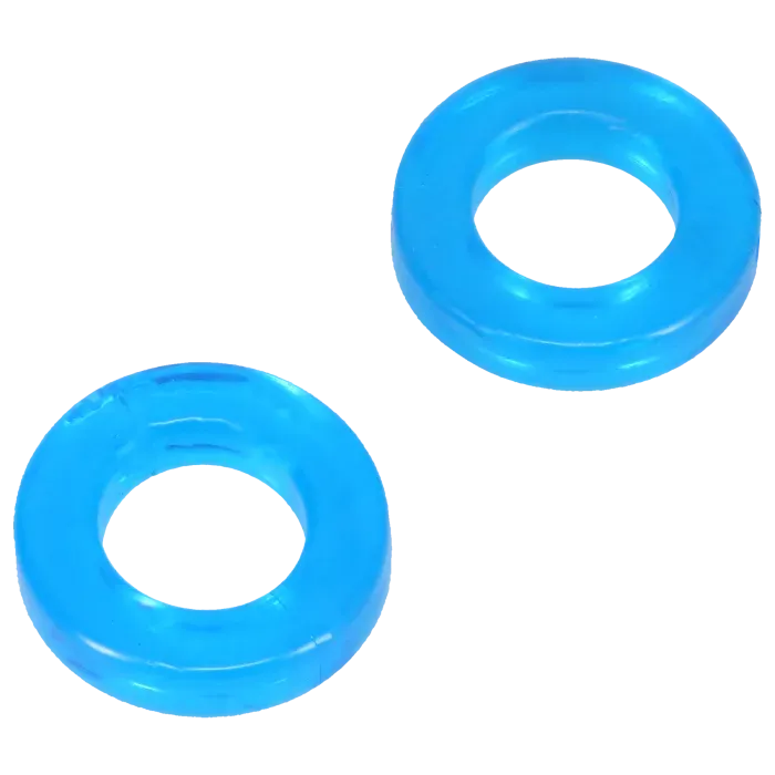 The Classics Rock Solid Double Pack cockringen blauw TPE