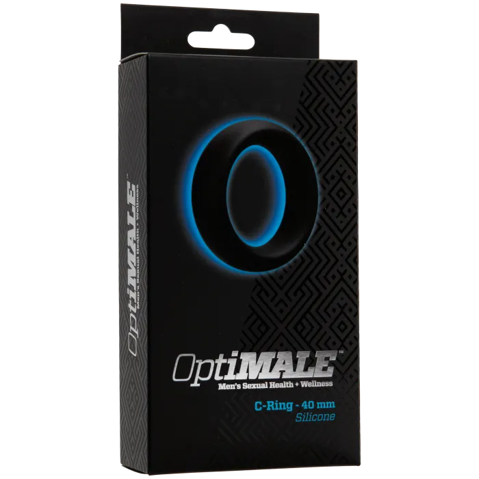 The Classics OptiMale C-Ring cockring 40mm zwart siliconen