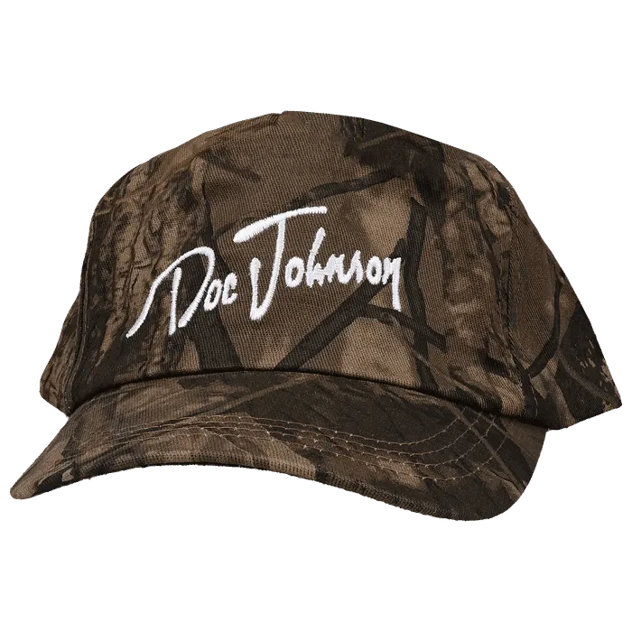 Doc Johnson Cursive Embroidered Hat pet camo verstelbaar