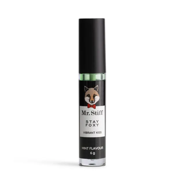 Mr Stiff Vibrant Kiss lippenbalsem mint tintelend vegan