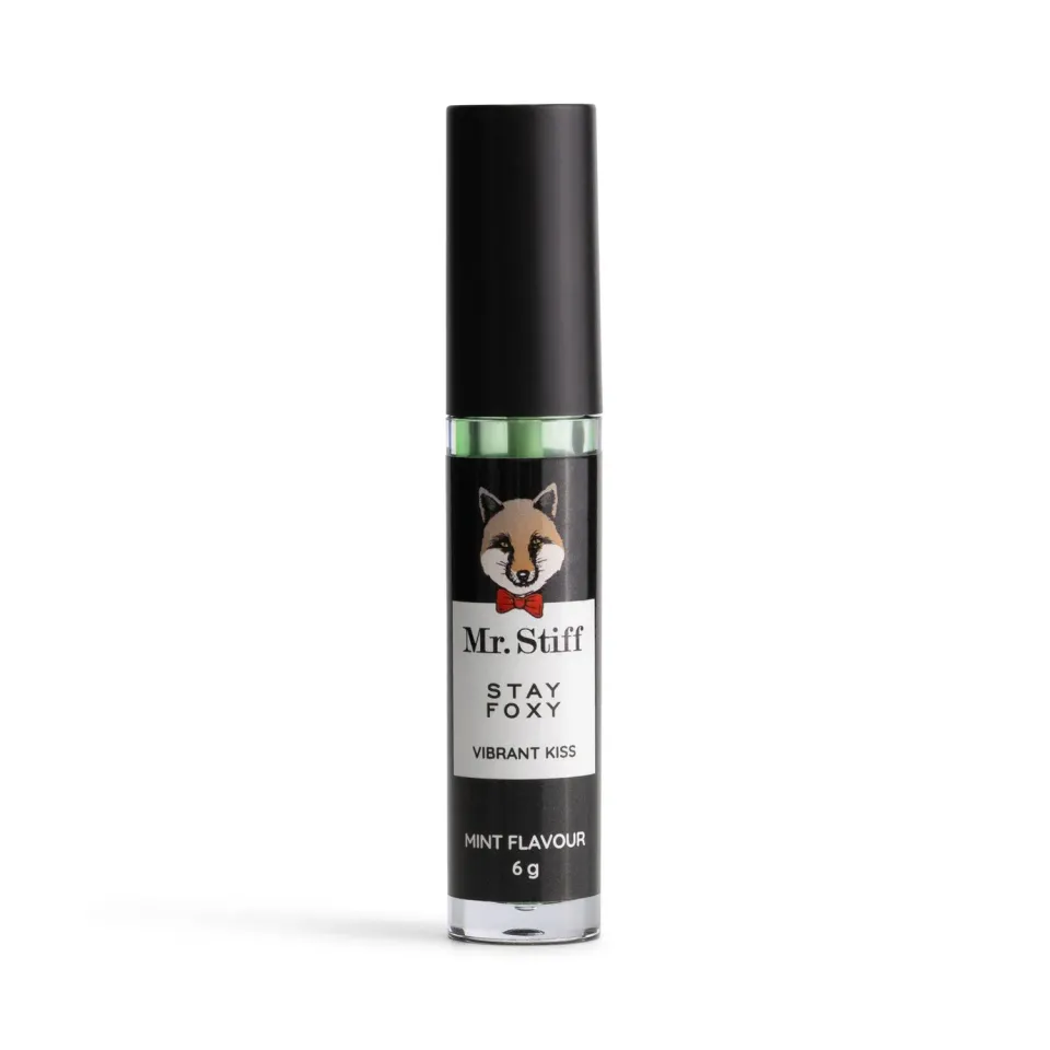 Mr Stiff Vibrant Kiss lippenbalsem mint tintelend vegan