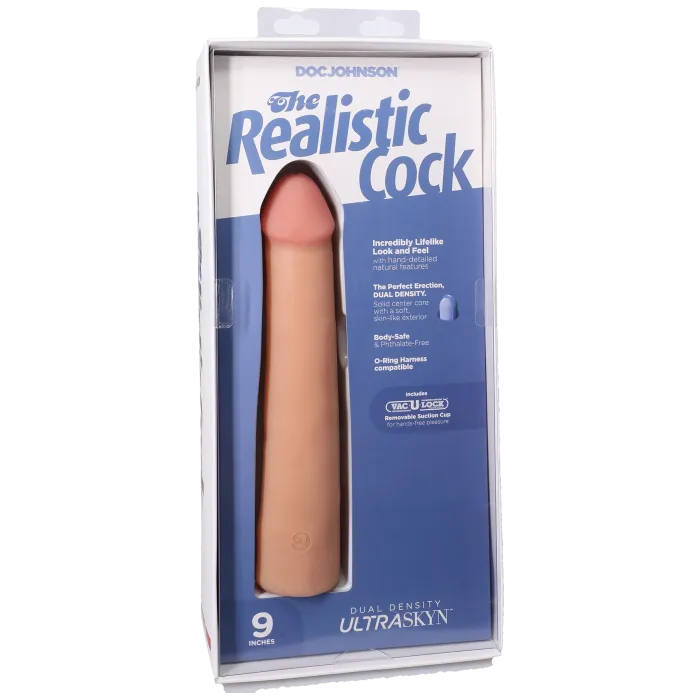 The Classics Realistic Cock dildo 9 inch vanilla ULTRASKYN