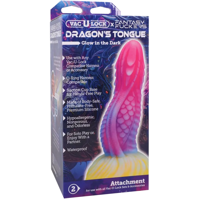 The Classics Fantasy Dragon's Tongue dildo multi silicone