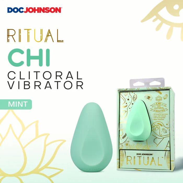 RITUAL Chi clitorisvibrator 10 standen mint siliconen