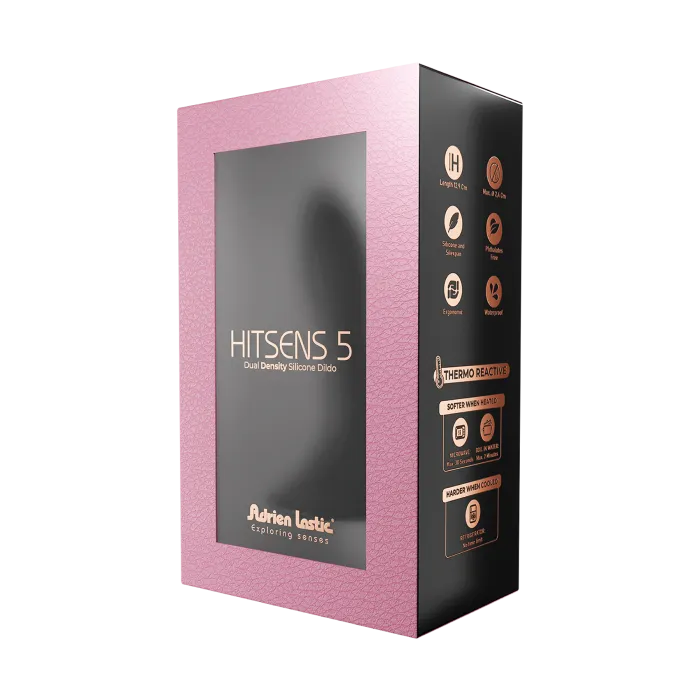 The Classics Adrien Lastic Hitsens 5 dildo siliconen zwart thermo