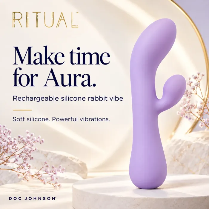 The Classics Ritual Aura rabbit vibrator lila 10 standen