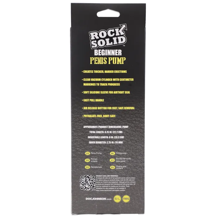 The Classics Rock Solid Beginner penispomp transparant