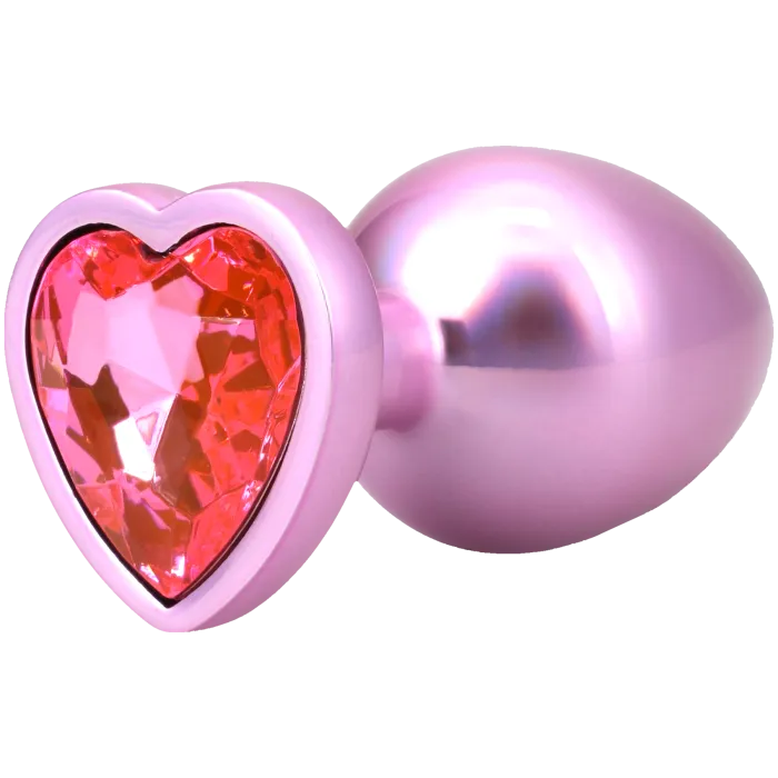 The Classics Booty Bling Large buttplug metaal roze