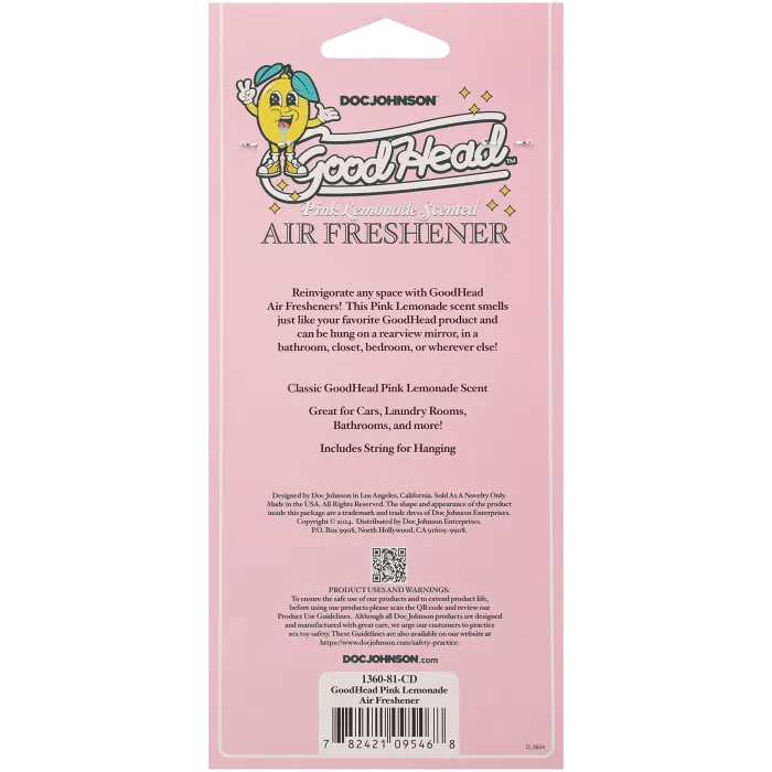 GoodHead luchtverfrisser pink lemonade autogeurtje