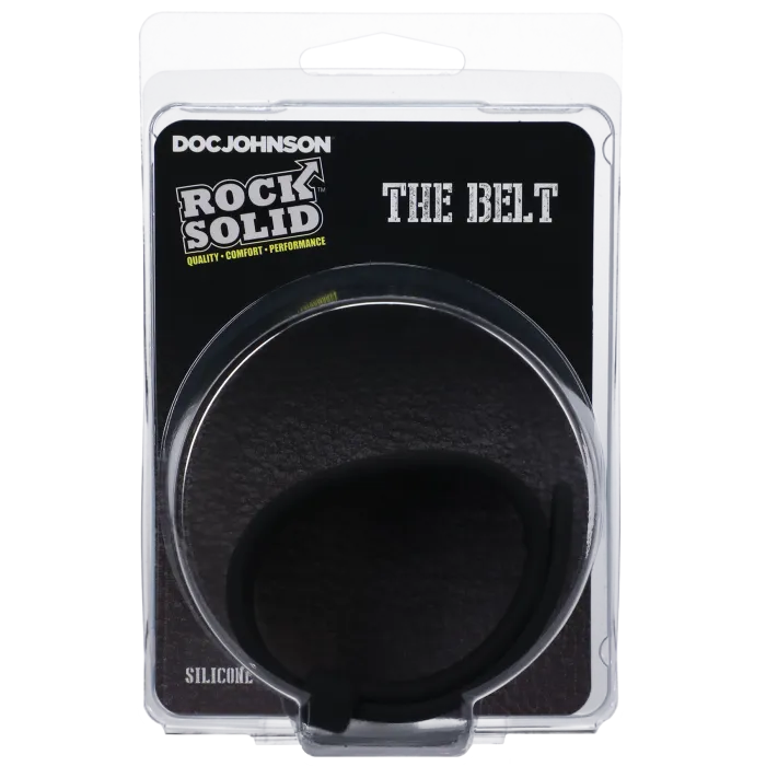 The Classics Rock Solid The Belt cockring verstelbaar zwart