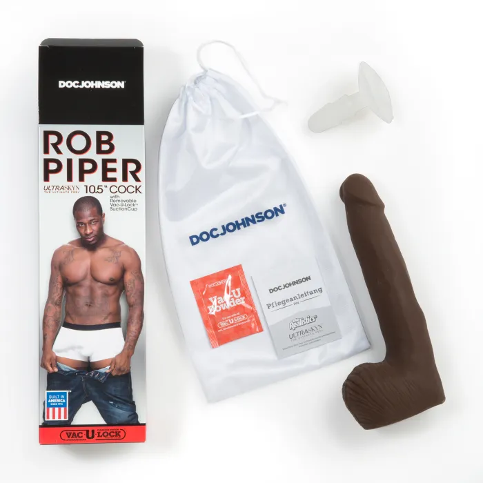 Signature Cocks Rob Piper 10.5 dildo ULTRASKYN zuignap
