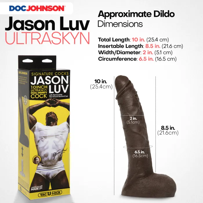 The Classics Signature Cocks Jason Luv dildo 25cm zuignap