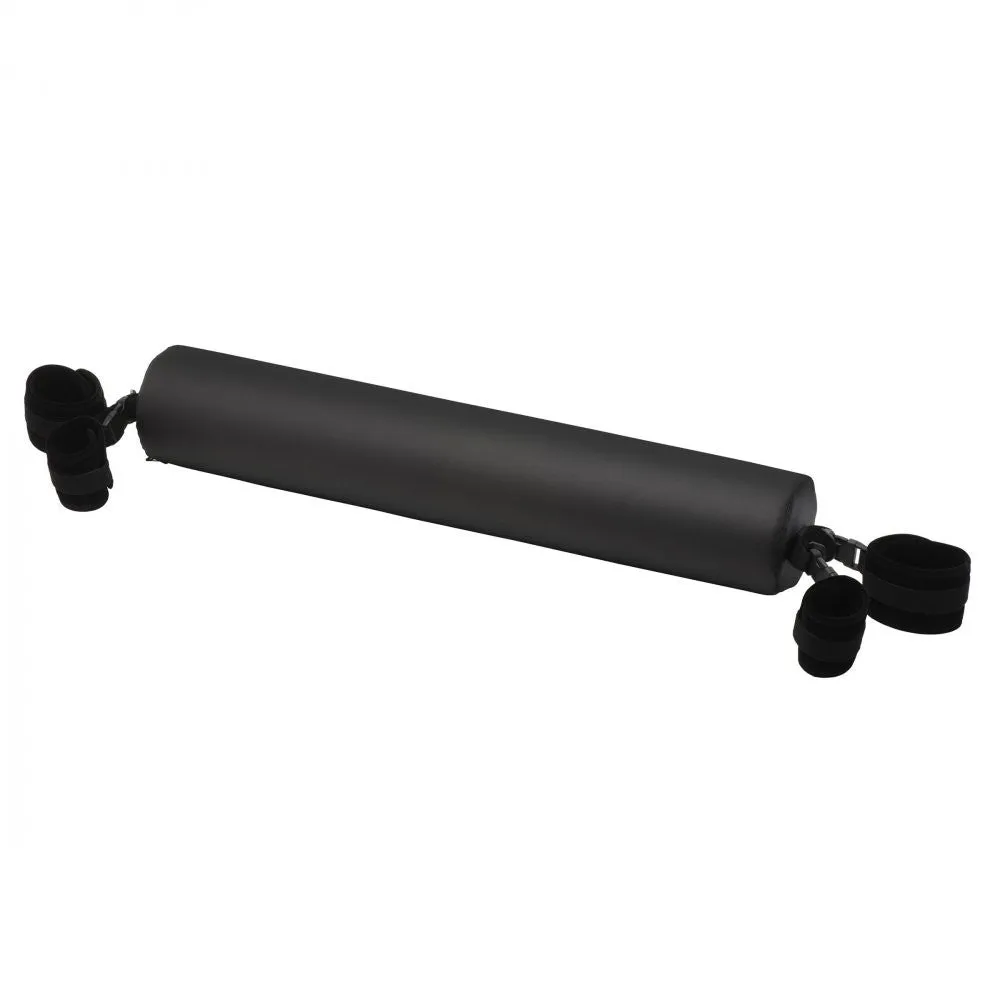 Bedroom Bliss Padded Spreader Bar Spreidstang Zwart met Boeien