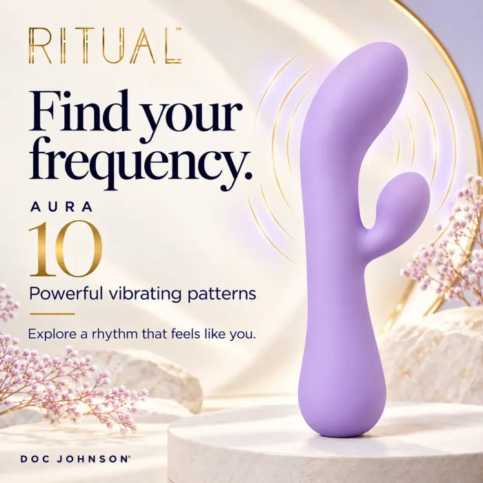 The Classics Ritual Aura rabbit vibrator lila 10 standen