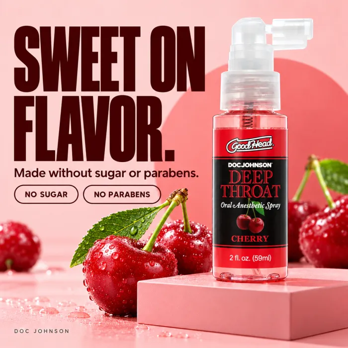 GoodHead Deep Throat Spray Cherry keelspray 59ml