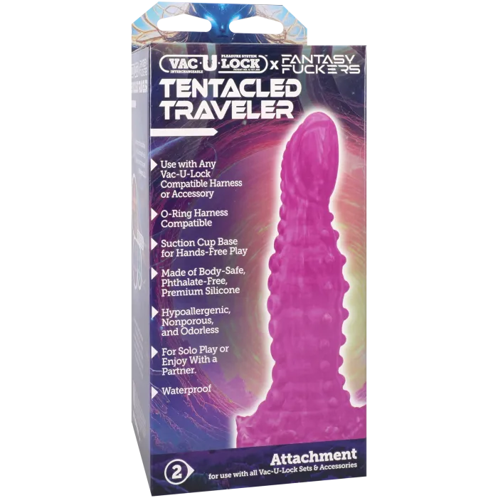 Fantasy Fuckers Tentacled Traveler dildo siliconen roze