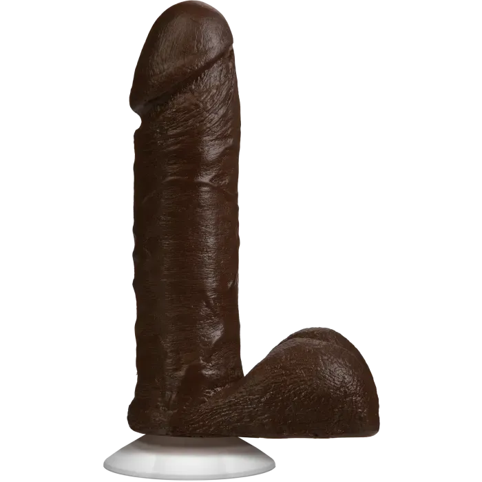 The Classics Realistic Cock dildo 15cm chocolate zuignap