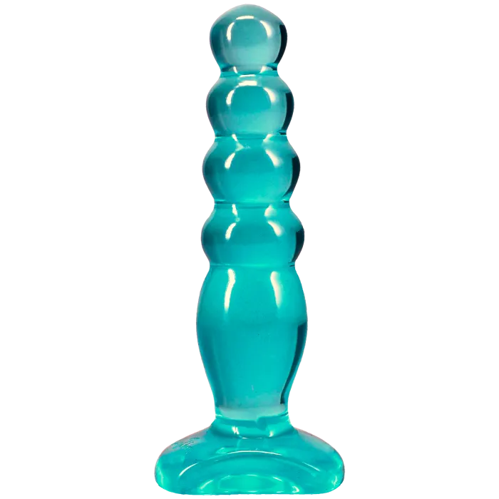 Crystal Jellies Anal Delight anale plug 5 inch roze kralen