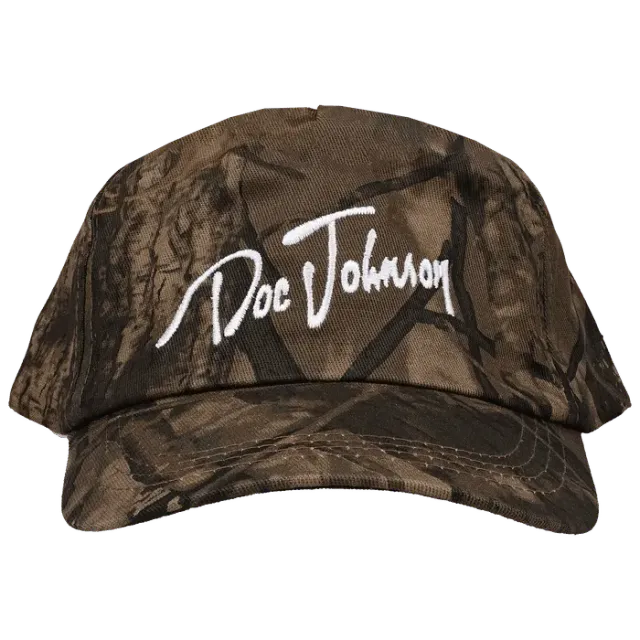 Doc Johnson Cursive Embroidered Hat pet camo verstelbaar