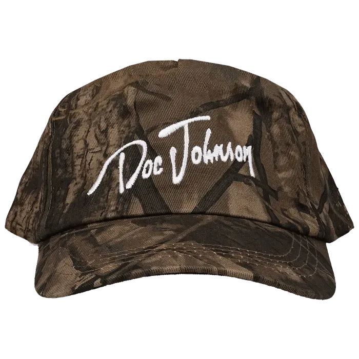 Doc Johnson Cursive Embroidered Hat pet camo verstelbaar