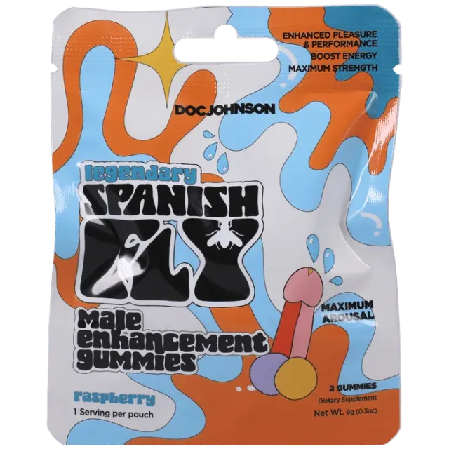Spanish Fly Male Enhancer gummies framboos voor hem per stuk