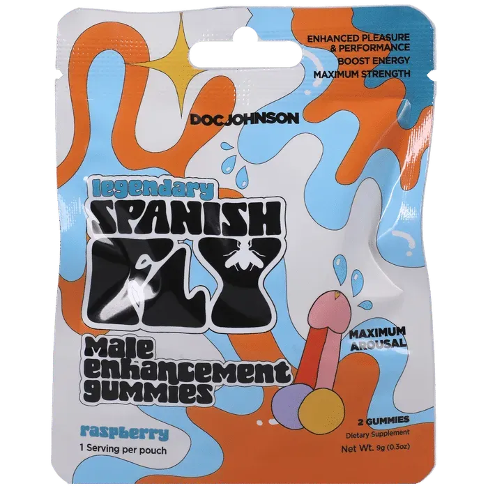 Spanish Fly Male Enhancer gummies framboos voor hem per stuk