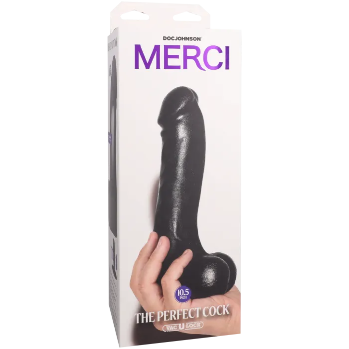 The Classics Merci Perfect Cock 10.5 dildo ULTRASKYN zwart
