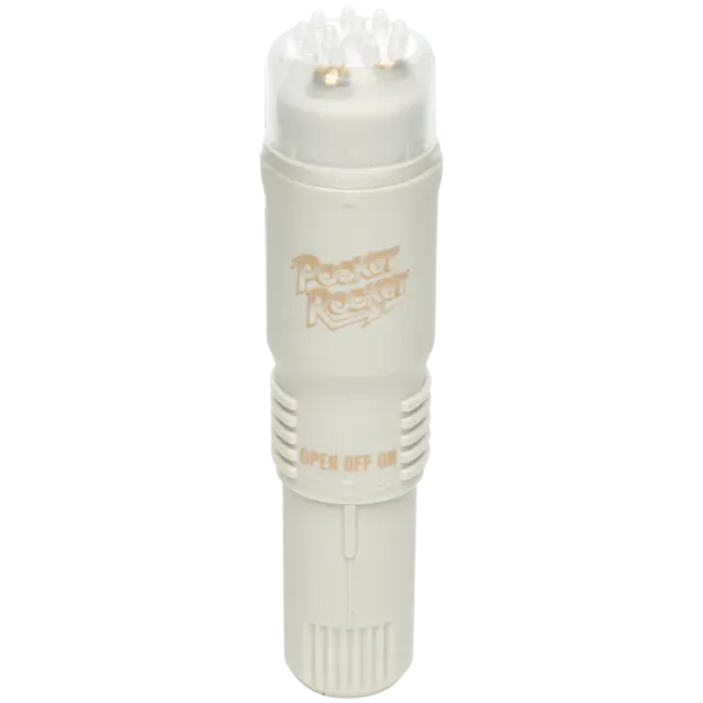 The Classics Pocket Rocket Original minivibrator wit geribbeld kapje